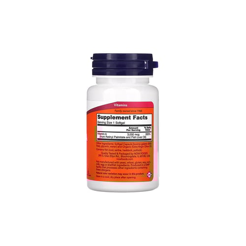 ناو، فيتامين أ، 3،000 ميكروجرام (10,000 وحدة دولية...