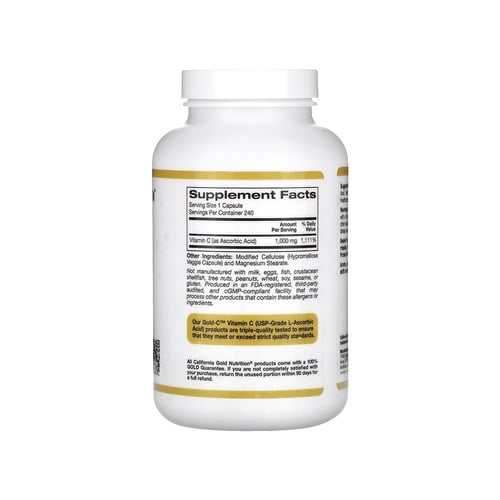 كاليفورنيا جولد نيوترشن، جولد سي، فيتامين سي، 1000...
