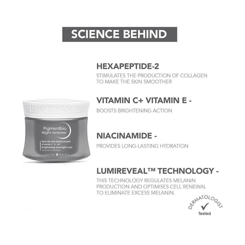 بايوديرما، كريم التجديد الليلي لتفتيح المناطق الحس...