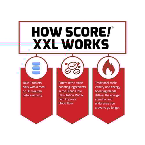 فورس فاكتور، SCORE! XXL، معزز الرجولة، مكمل غذائي...