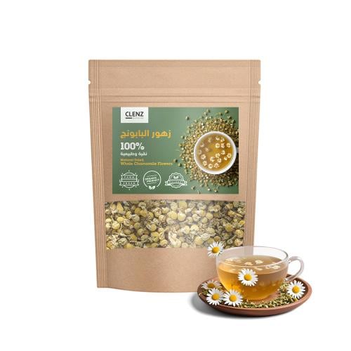 كلينز، زهور البابونج الكاملة والمجففة، نقية وطبيعي...