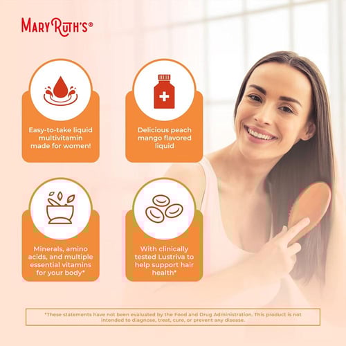ماري روثس، فيتامينات متعددة سائلة صباحية، لصحة الش...