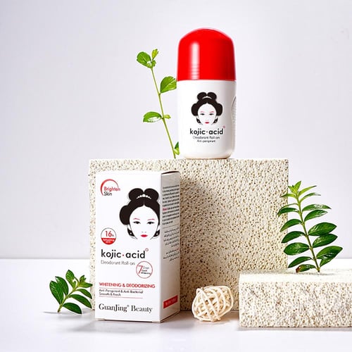 غوانجينغ، مزيل العرق رول-أون بـ حمض الكوجيك، يفتح...