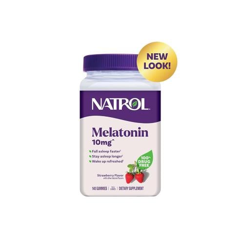 ناترول، ميلاتونين، 10 ملجم، لنوم هنيء ولفترة أطول،...