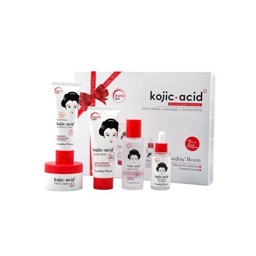 غوانجينغ، طقم حمض الكوجيك للعناية بالبشرة - 5 قطع