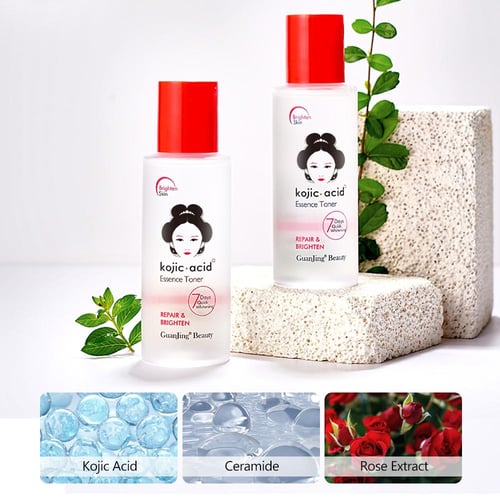 غوانجينغ، تونر حمض الكوجيك، مجدد ومفتح للبشرة، تفت...