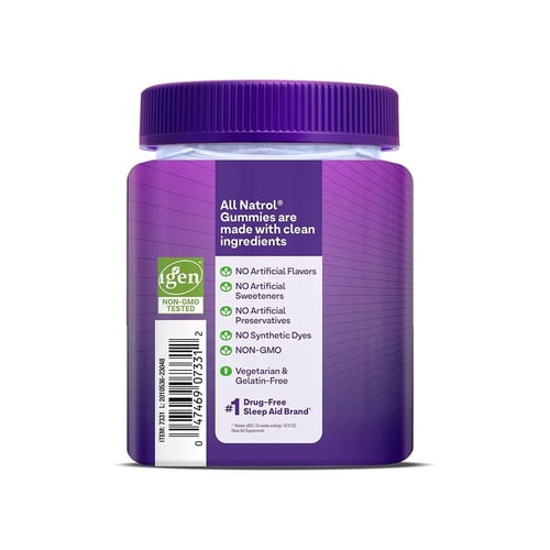 ناترول، ميلاتونين، 10 ملجم، حلوى مضغ بنكهة الفراول...