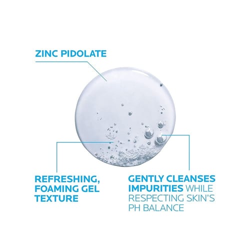 لاروش بوزيه، إفاكلار غسول رغوي منقي للبشرة، للبشرة...