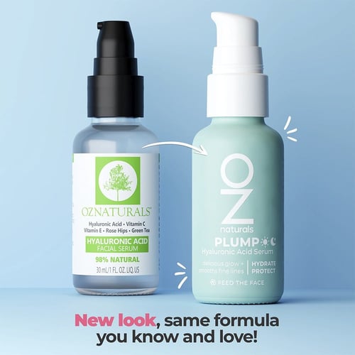 اوز ناتشورالز، سيروم حمض الهيلارونيك للوجه، يرطب ا...