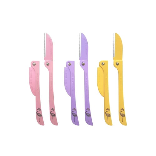 فيذر، فلامينجو-اس، شفرات حلاقة مطوية للنساء - 3 شف...