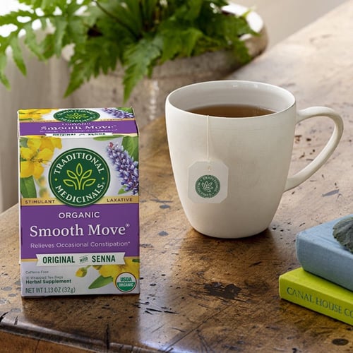 تراديشنل ميديسنلز، سموث موف شاي عضوي، مكمل عشبي لت...