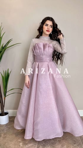 فستان زهري مميز