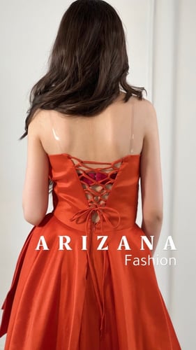 فستان اورنج طويل