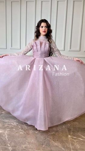 فستان زهري مميز