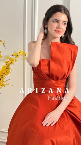 فستان اورنج طويل