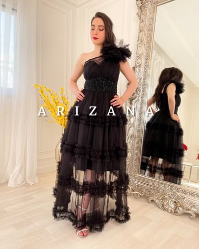 فستان سهرة اسود