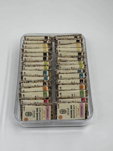 حلاوة سمسميه فاخرة مشكلّة جميع النكهات 30 قطعة وزن...