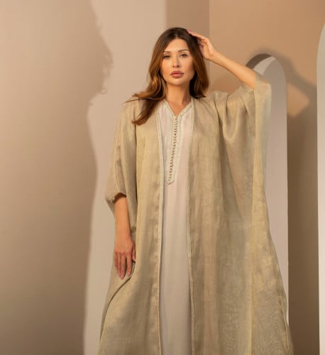 قفطان مع عبايه