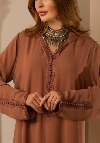 JELLABA - HOODED MOROCCAN KAFTAN