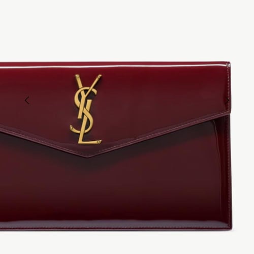 Pouch YSL Dark red Wine
