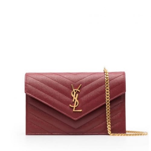 Saint Laurent wallet on chain redysl