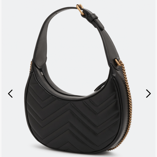 Gucci half moon black