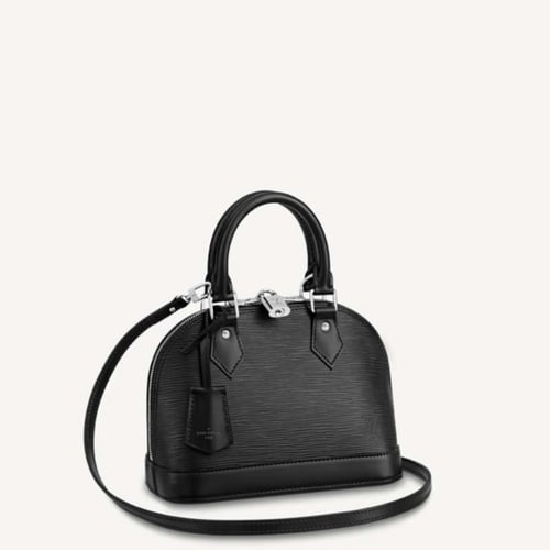 Louis Vuitton black bb alma