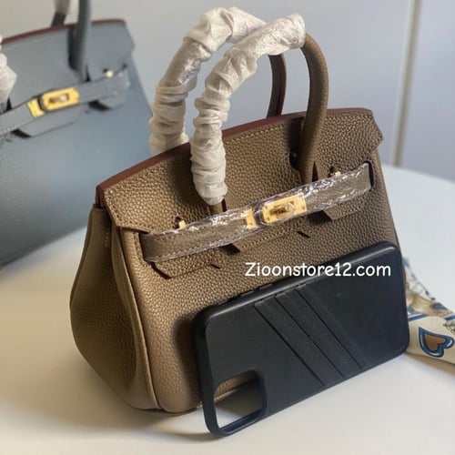 leather bag size 20 cm
