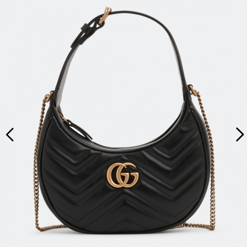 Gucci half moon black