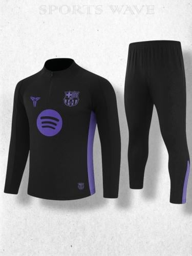 ترنك تمرين برشلونة الاسود 26/25