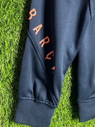 ترنك تمرين برشلونة كحلي + برتقالي سحاب 26/25