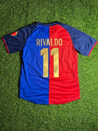 تيشيرت برشلونة مئوية 1999 - ريفالدو 11 (إصدار كلاس...