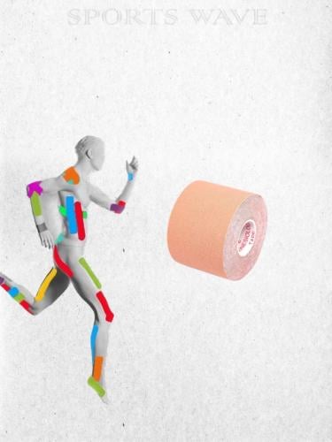 شريط لاصق رياضي مقاوم للماء - برتقالي