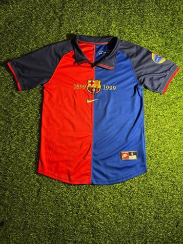 تيشيرت برشلونة مئوية 1999 - ريفالدو 11 (إصدار كلاس...