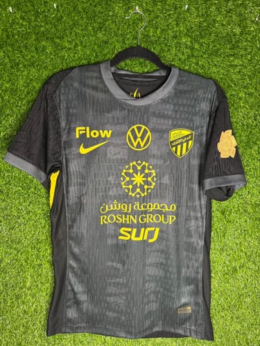 تيشيرت الاتحاد الاحتياطي الأسود 25/26 فئة اللاعبين