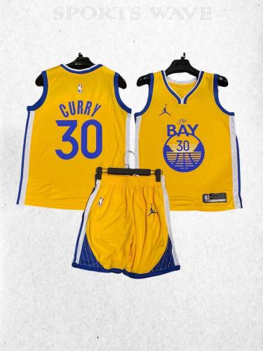 طقم قولدن ستيت واريارز 2 كرة سلة