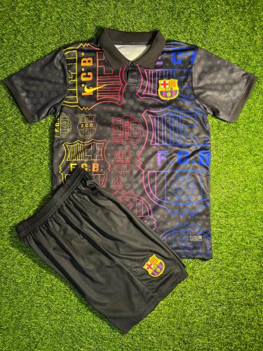 طقم برشلونة إصدار الشعارات المتعددة 2026/2025 – تص...