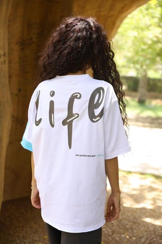 تيشيرت ابيض , للجنسين