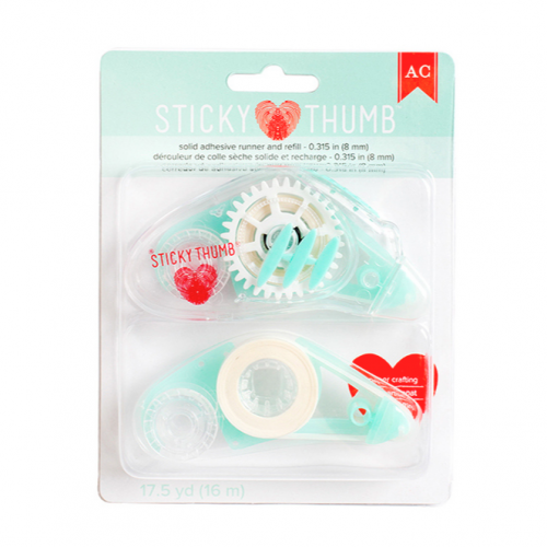 شريط موزِّع للصمغ قابل لإعادة التعبئة + الصمغ