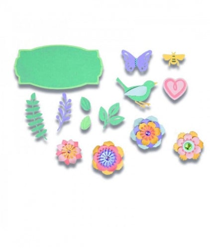 سيزيكس قالب قص أشياء الربيع 11 قطعة