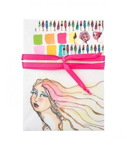 سبيلبينديرز طوابع ختم شفاف رسم فتاة مفلولة الشعر