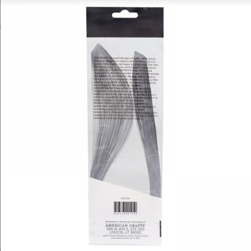 شرائط ورقية لفن لف الورق- لون فضي