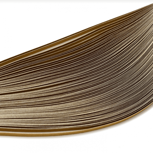 شرائط ورقية لفن لف الورق- لون ذهبي