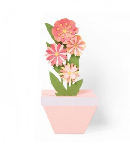 سيزكس ثينليتس مجموعة 9 قطاعات أصيص الزهور منبثق من...