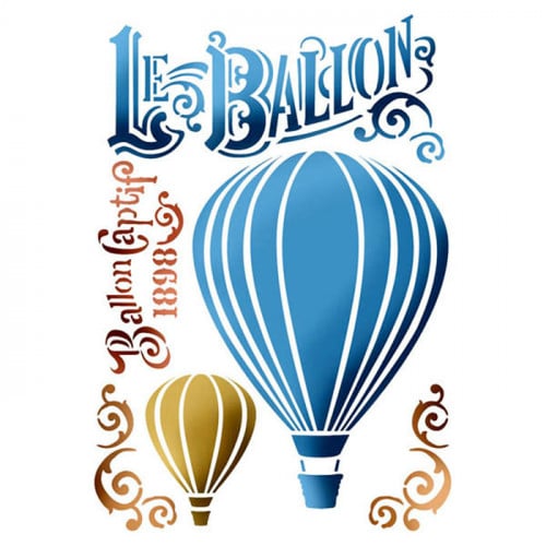 ستيمبيريا استنسل جي 29,7سم×21سم منطاد