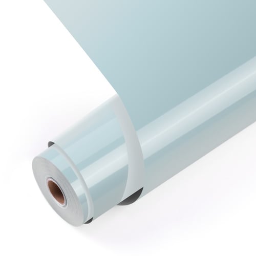 لفة فينيل لاصق دائم متغير بالبرودة (شفاف-أزرق)