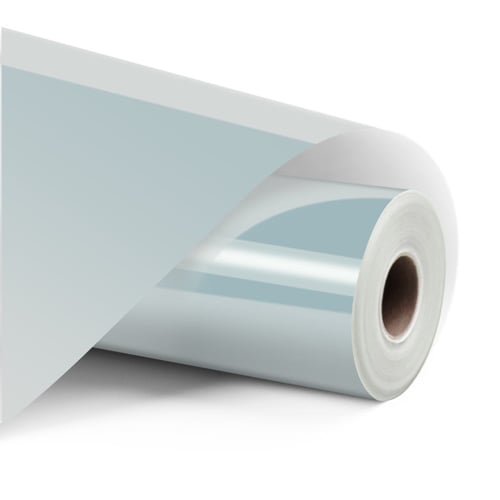 لفة فينيل لاصق دائم متغير بالبرودة (شفاف-أزرق)