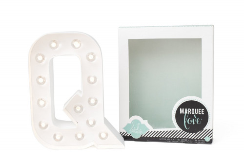 هايدي سواب مجسم حرف إنجليزي مضيء ماركي لوف حرف Q م...