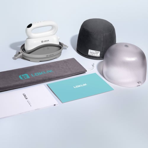 مكبس القبعات الحراري من لوك ليك-أبيض