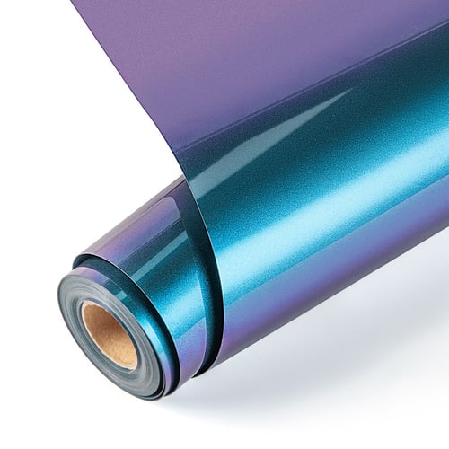 لفة فينيل حراري كاميليون (بنفسجي - تركوازي)